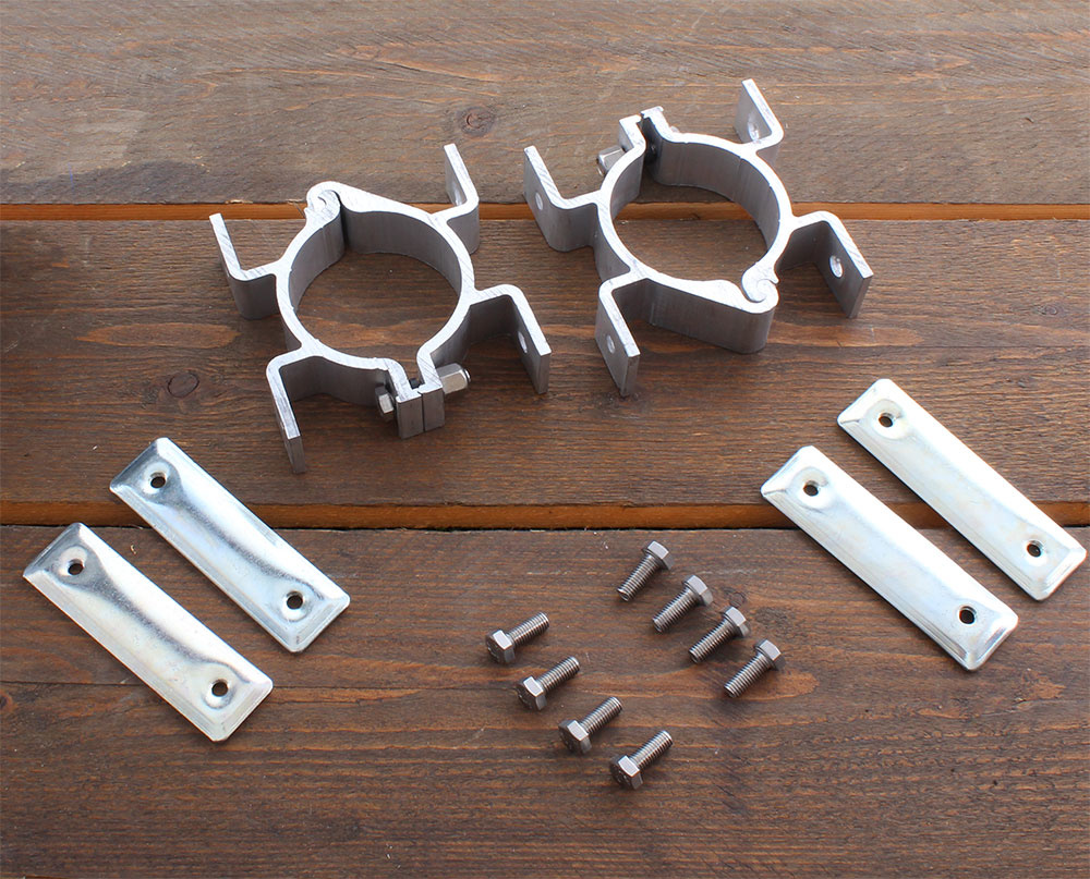 Scharnierbeugel voor Verkeersbord - 2 stuks