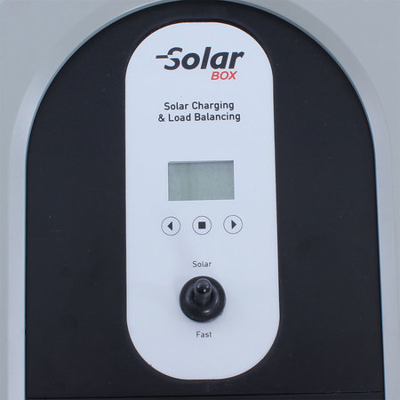 Ratio Solar Box 32A 3 fase met 5 meter vaste laadkabel type 2 - Tesla button