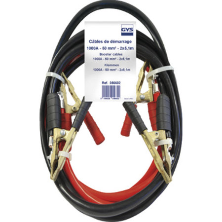 GYS Jump Leads Pro 1000A - Startkabels - 5,1 meter - 50mm