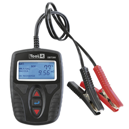 TooLit accutester DBT 300 voor loodaccu's 12V | 4-150Ah | LCD | Multifunctioneel