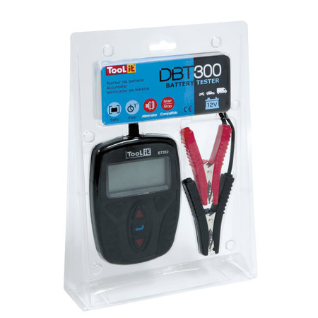 TooLit accutester DBT 300 voor loodaccu's 12V | 4-150Ah | LCD | Multifunctioneel