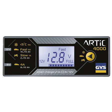 GYS druppellader ARTIC 4000 | 6V/12V 1A/4A 75W