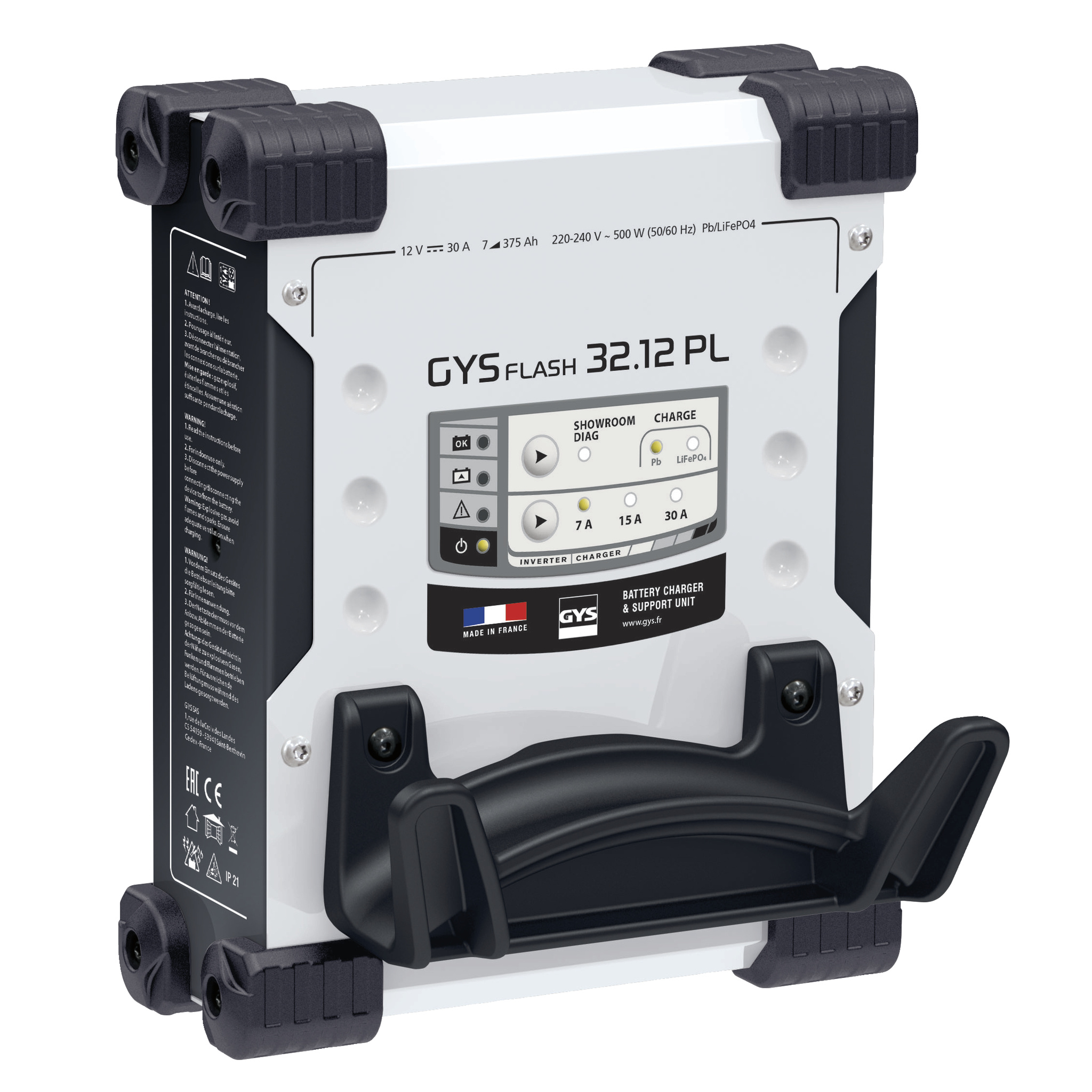 acculader met voeding GYSFLASH 32.12 PL afbeelding