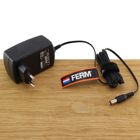 FERM CDA1145 Fast Charger Adapter 18V voor CDM1120 accuboormachine