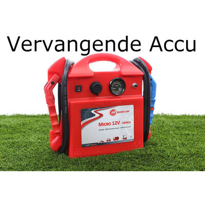 SOS Booster Vervangende Accu voor Micro 12V 1000CA