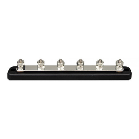 Victron DC verdeelrail/ Busbar 150A - 6 x M6 met kap