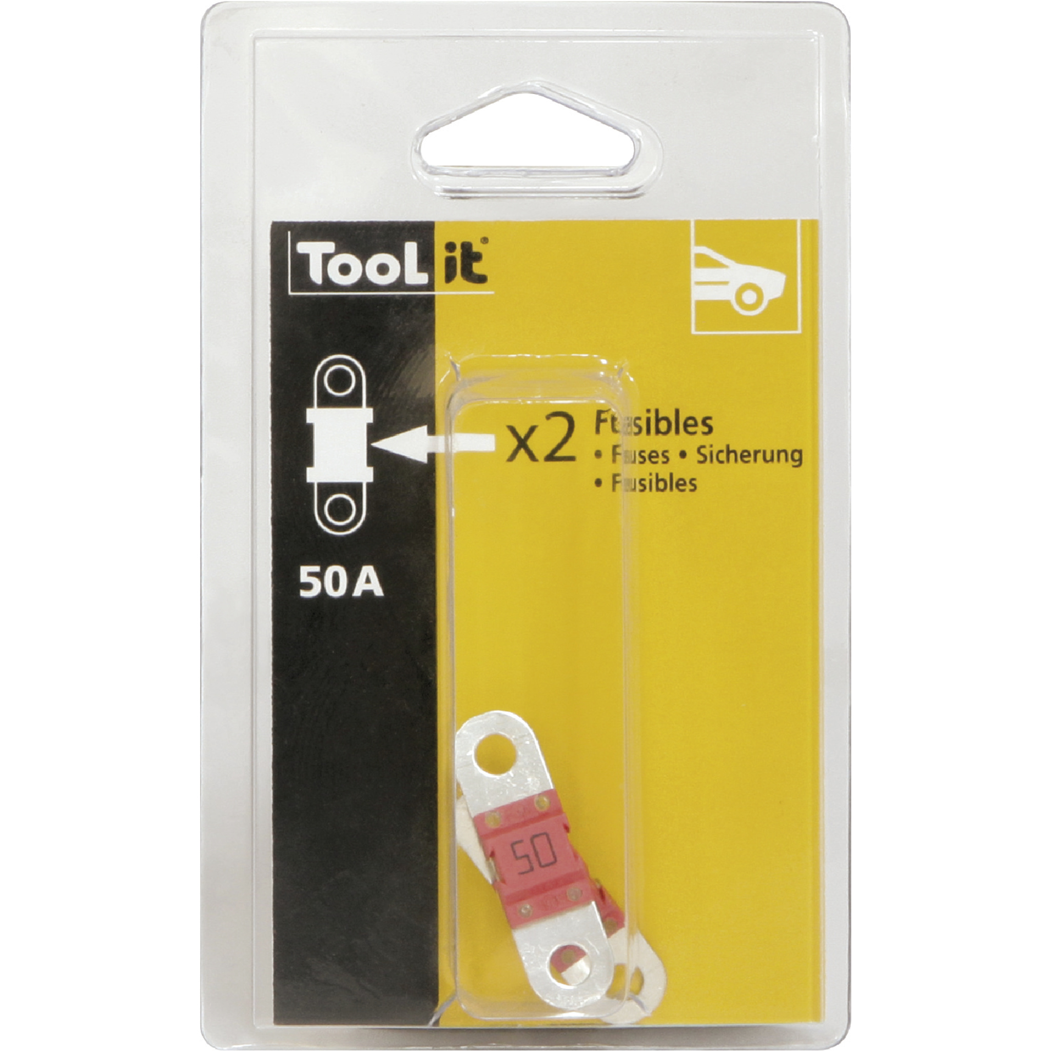 Zekering 50A MIDI (12V-24V) (set 2 stuks)