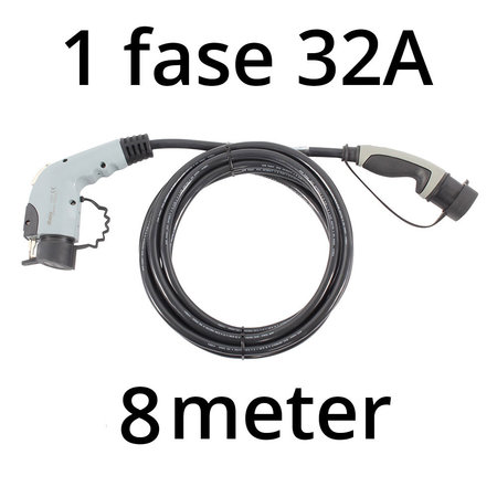 Ratio Laadkabel type 1 - 1 fase 32A - 8 meter