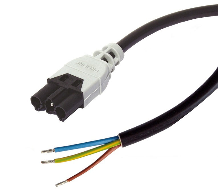 Prolink-Open Einde Netsnoer 3G 1,5mm²- 4 meter