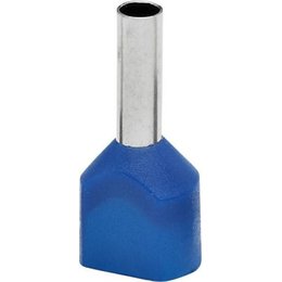 BizLine Adereindhuls Dubbel 2,5mm2 Blauw