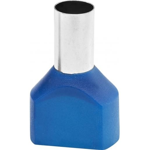 Adereindhuls Dubbel 16mm2 Blauw