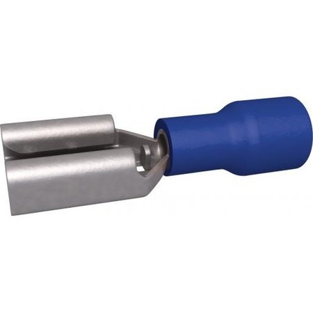 BizLine Kabelschoen/ Vlaksteker Vrouwelijk Blauw 1,5-2,5mm2 - 6,3 x 0,8 mm
