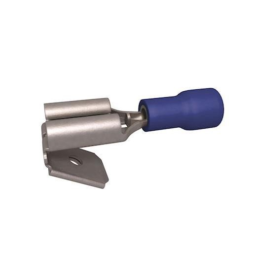 Vlaksteker Mannelijk/Vrouwelijk Blauw 1,5-2,5mm2 - 6,3 x 0,8 mm