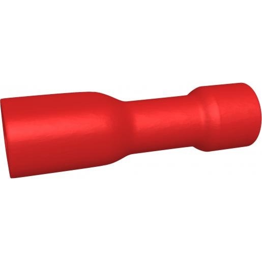 Vlaksteker Geïsoleerd Vrouwelijk Rood 0,5-1,5mm2 - 2,8 x 0,8 mm