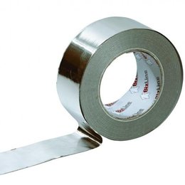 BizLine Zelfklevende tape 50mm x 50m Aluminium Zilver