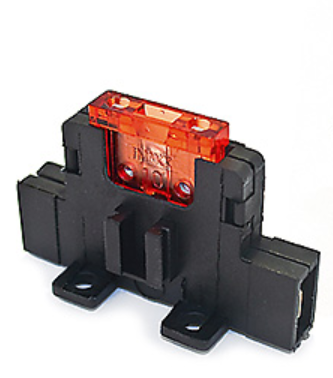 Zekeringhouder Normoto 6.3mm horizontaal inline tab