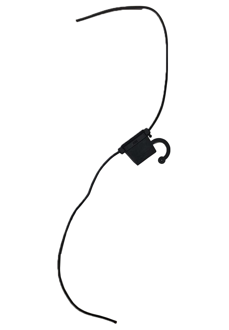 Zekeringhouder Normoto 1.5mm2 zwart met beschermkapje