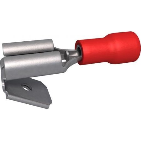 BizLine Vlaksteker Mannelijk/Vrouwelijk Rood 0,25-1,5mm2 - 6,3 x 0,8 mm