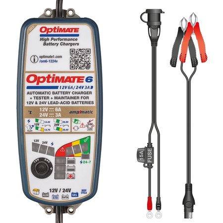 Tecmate Optimate 6 - 12V/24V - Ampmatic