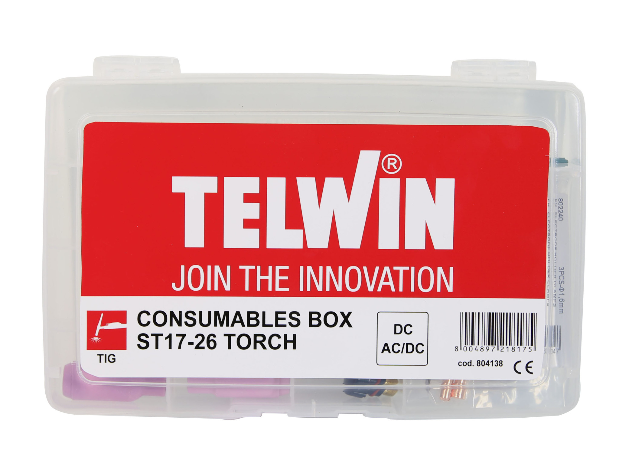 Consumables Box voor Tig Toorts ST17-26