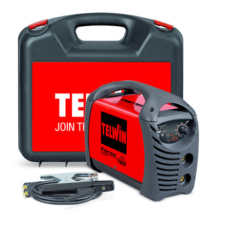 Telwin Force 195 MMA elektrode lasapparaat + Opbergkoffer