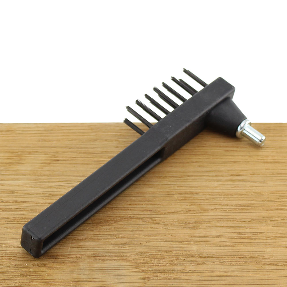 Lasborstel met hamer