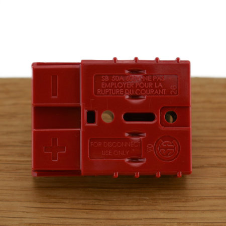 SB50 connector rood - 10mm2