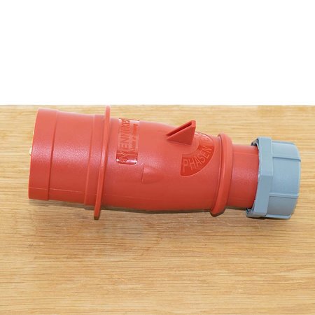 Mennekes CEE Stekker/ Contactstop Type 322 5-polig 32A - Mannelijk 3P+A+N 380V Rood - KST Faseom G3