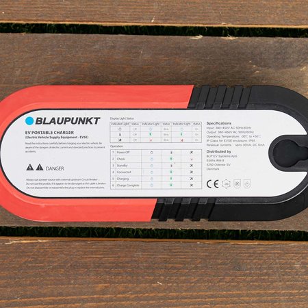 Blaupunkt Mobiele lader type 2 naar CEE - 3 fase 16A - 8 meter