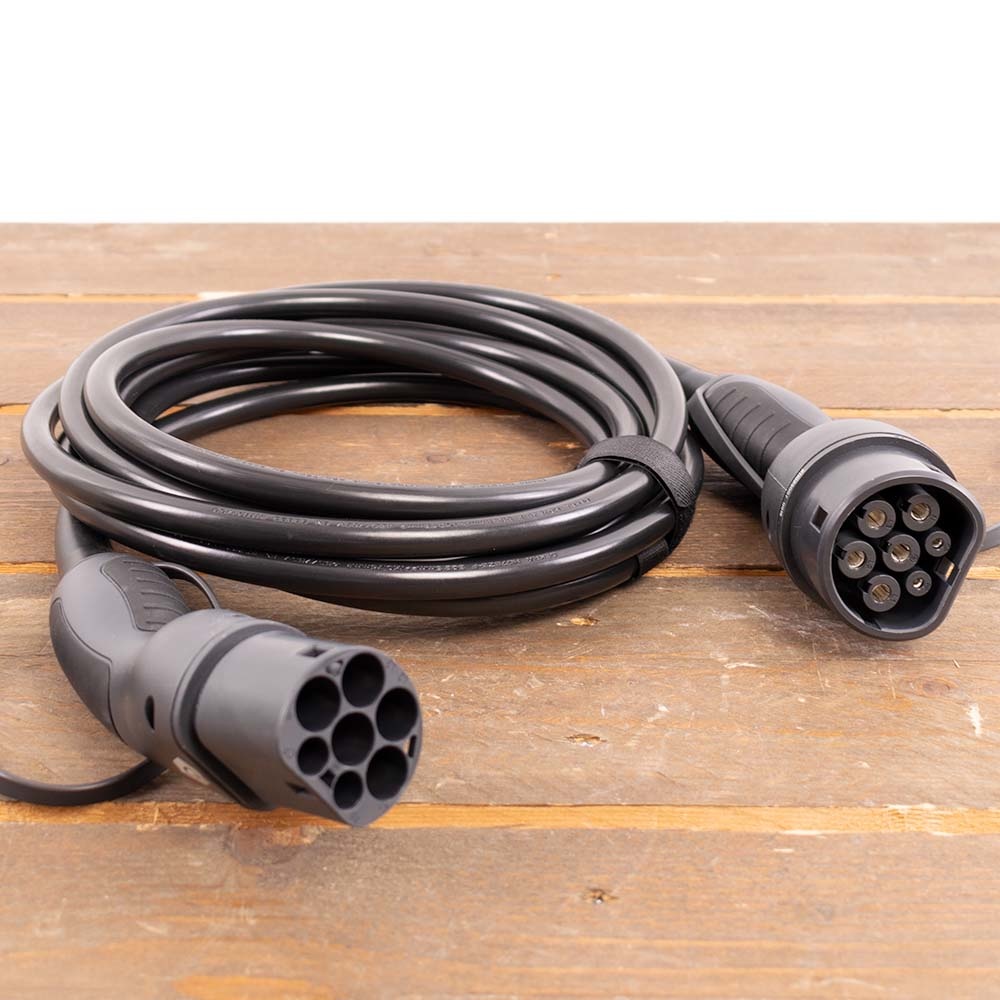 3 fase 16A Laadkabel Type 2 - 6 meter