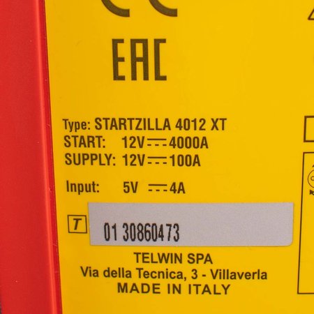 Telwin Booster Startzilla 4012 XT - jumpstarter, voeding en tester