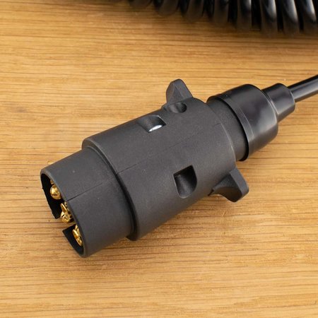 Spiraalkabel 7-polig 1,5mm2 - 12V - 1,5 meter