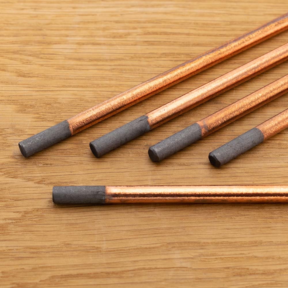 Koolstof/ Carbon Laselektroden - 10 mm - 300 mm - 5 stuks