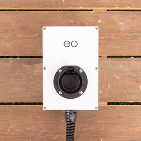 EO Mini 22kW Laadstation 3 x 32A Wit - Vaste laadkabel 5 meter