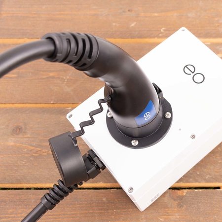EO Mini 22kW Laadstation 3 x 32A Wit - Vaste laadkabel 5 meter