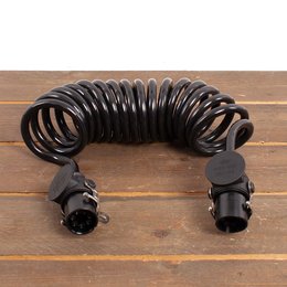 Menbers Spiraalkabel 24V - ABS - 4,5m - 2x6+3x1,5mm²