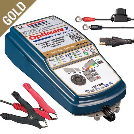 Tecmate Optimate 7 12-24V Gold Ampmatic - V3 Nieuw model