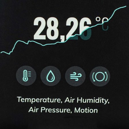 ruuvi RuuviTag - Temperatuursensor, Luchtdruksensor, Luchtvochtigheids- en Bewegingssensor