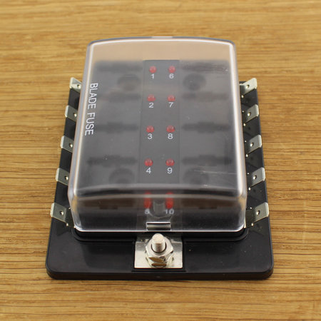 Zekeringverdeeldoos 10 met led signalering