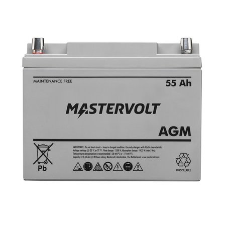 Mastervolt AGM 12V/55Ah Deep Cycle accu/batterij