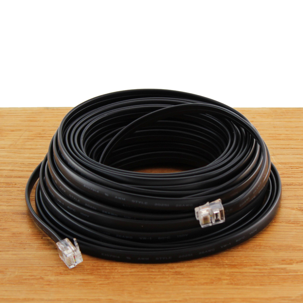 RJ12 communicatie/ synchronisatiekabel 6 meter 6-aderig