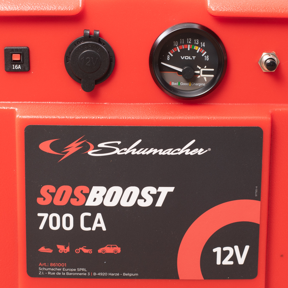 SOS BATTERY BOOSTER JUMP PACK MICRO 700CA 12v