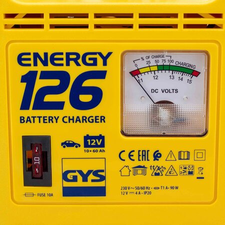 GYS acculader Energy 126 | 12V 4A 90W