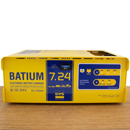 GYS acculader BATIUM 7.24 | 6, 12, 24V | 210W