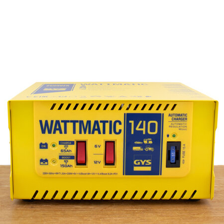 GYS acculader Wattmatic 140 | 6/12V 5/9A 230W