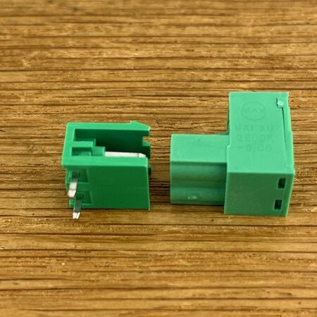 Afneembare 2 Pin Schroef Terminal Block Connector