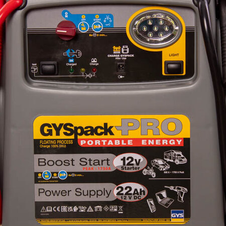 GYS GYSpack Pro - Jumpstarter en 12V voeding