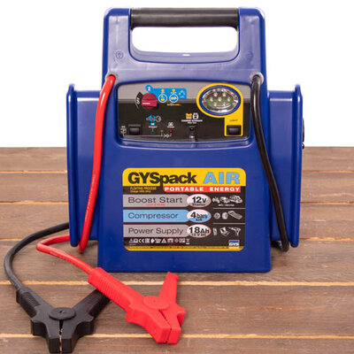 GYS GYSpack Air - Jumpstarter, Compressor en 12V voeding
