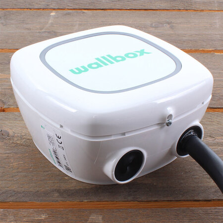 Wallbox Pulsar Plus 7,4 kW - Complete Kit - EV Laadstation Wit type 2 met vaste rechte laadkabel