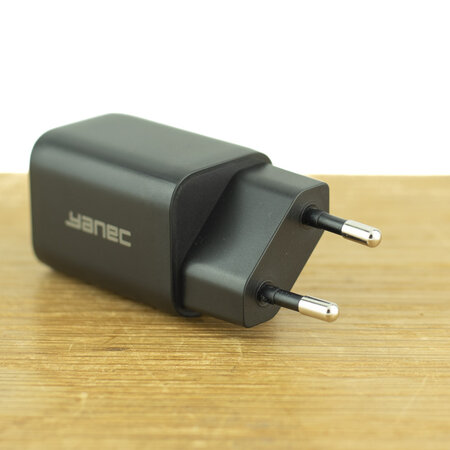 Yanec GaN Snellader 2 x USB-C 35W
